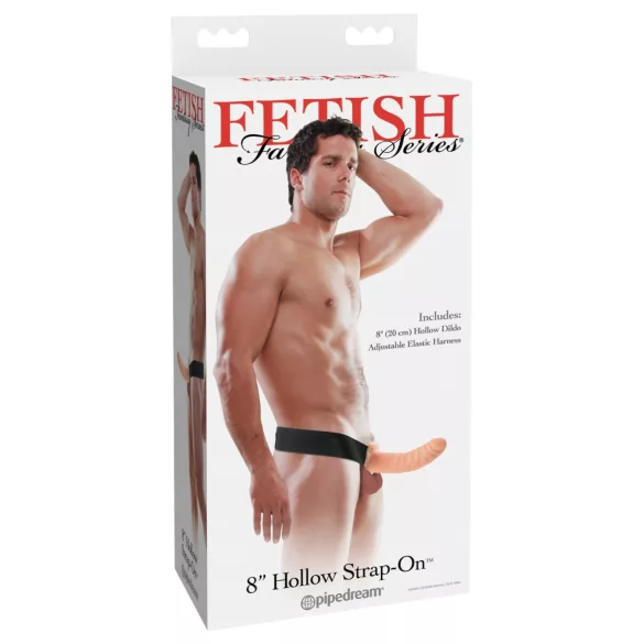 Fetish Fantasy - påsettbar hul dildo (naturlig)