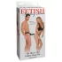 Fetish Fantasy - påsettbar hul dildo (svart)