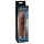 Pipedream X-TENSION Mega 2 - realistisk penishylse (20,3 cm) - mørk natur