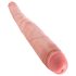 King Cock 16 Tapered - naturtro dobbel dildo (41 cm) - naturlig