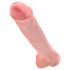 King Cock 15 - sugekopp-dildo med testikler (38cm) - hudfarget