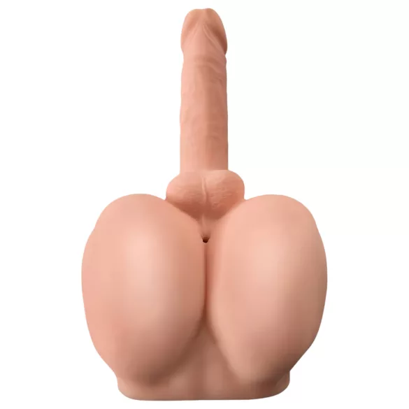 PDX Dirty Talk - naturtro rumpe-torso med dildo