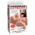 Pipedream DD - 2-i-1 vibrerende torso-masturbator (naturlig)