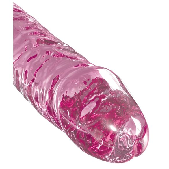 Icicles No. 86 - rosa penisformet glassdildo