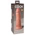 King Cock Elite 8 - sugekopp, naturtro dildo (20cm) - hudfarget