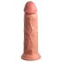 King Cock Elite 8 - sugekopp, naturtro dildo (20cm) - hudfarget