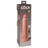 King Cock Elite 9 - sugekoppvibrator 23cm - naturlig