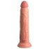 King Cock Elite 9 - sugekoppvibrator 23cm - naturlig