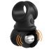 "King Cock Crown Jewel – vibrerende penisring (svart)"
