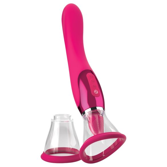 JimmyJane Apex - 2in1 tunge-vibrator (rosa)