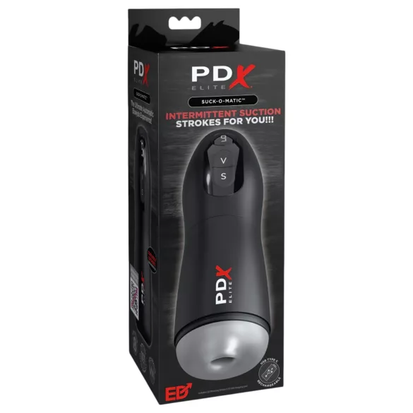 PDX Suck-O-Matic - trådløs, automatisk masturbator (svart)