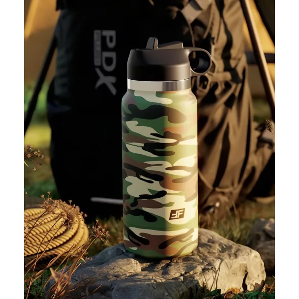 PDX - Fap Flask Happy Camper - masturbator i drikkeflaske (grønn/svart)