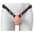 X-TENSION Elite - hul dildo med stropper (naturlig)