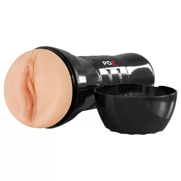 PDX Extreme Wet Pussy - ektefølt vagina masturbator - XXL (natur)