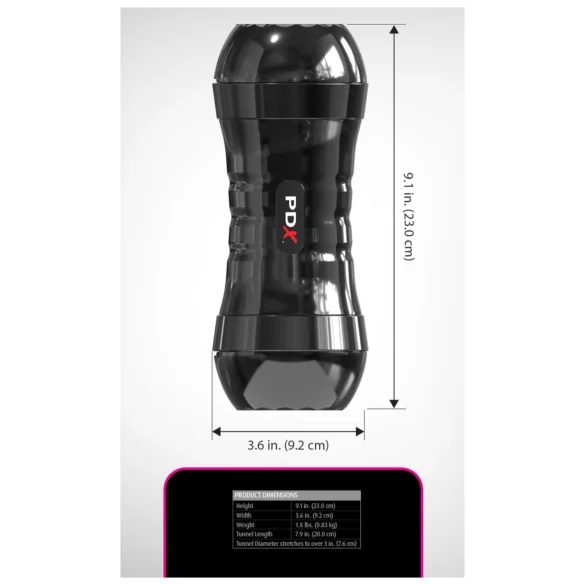 PDX Extreme Wet Pussy - ektefølt vagina masturbator - XXL (natur)