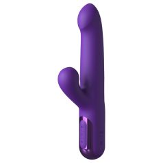   Fantasy For Her - 2i1 støtende vibrator og klitorisstimulator (lilla)