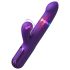 Fantasy For Her - 2i1 støtende vibrator og klitorisstimulator (lilla)