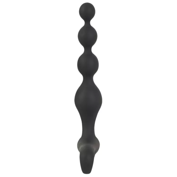 Black Velvet - perlebarer analvibrator (svart)