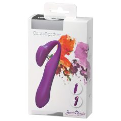   BeauMents Come2gether - oppladbar, vanntett parvibrator (lilla)
