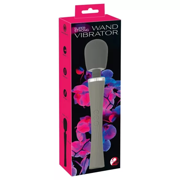 You2Toys - Super Sterk Wand - masserende vibrator (grå)