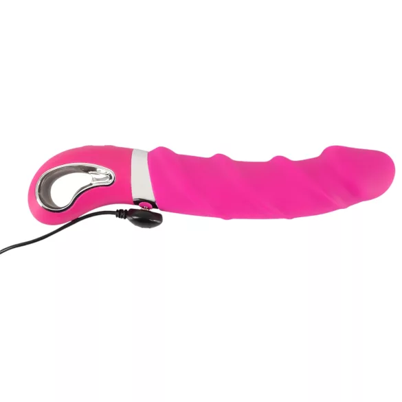 SMILE Soft - oppladbar varmevibrator (rosa)
