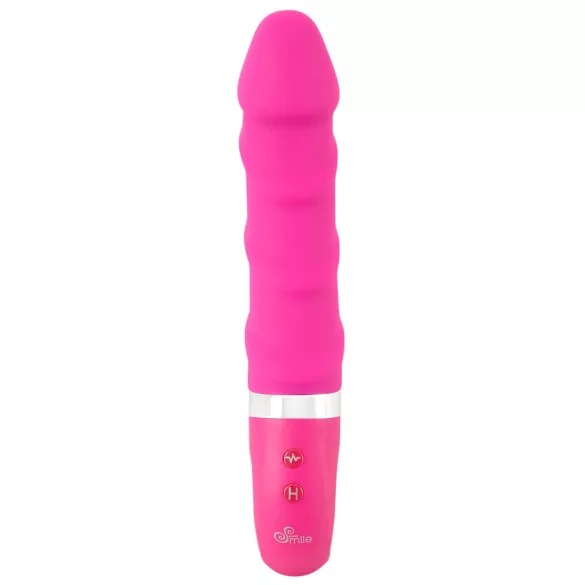 SMILE Soft - oppladbar varmevibrator (rosa)