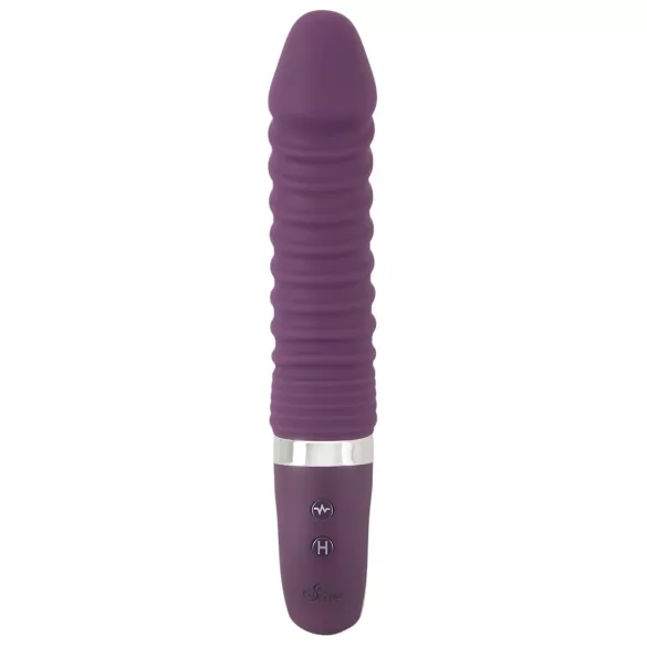 SMILE Soft - oppladbar, varmende vibrator (lilla)