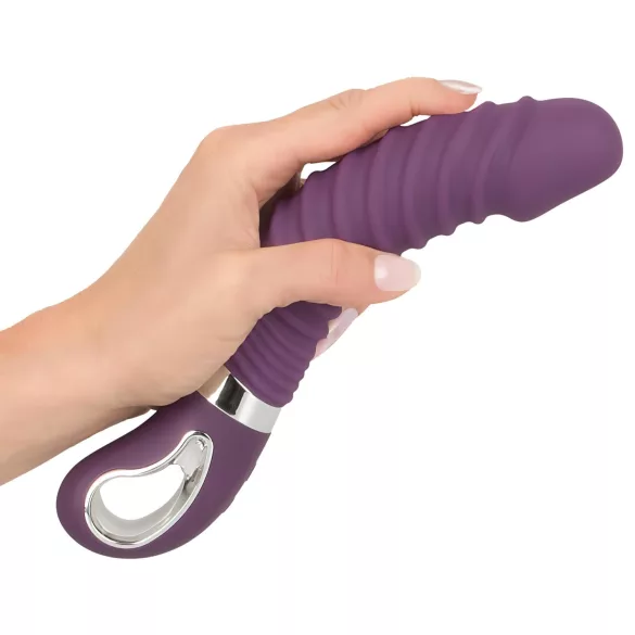 SMILE Soft - oppladbar, varmende vibrator (lilla)
