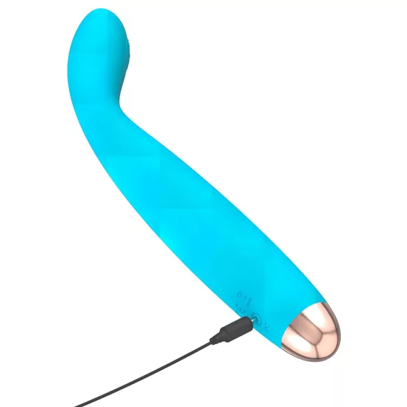 Cuties Mini - oppladbar, vanntett G-punktvibrator (tyrkis)