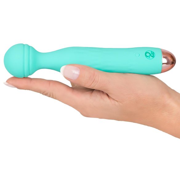 Cuties Mini Wand - oppladbar, vanntett massasjevibrator (grønn)
