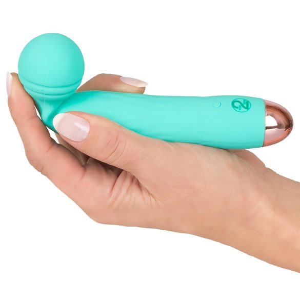 Cuties Mini Wand - oppladbar, vanntett massasjevibrator (grønn)
