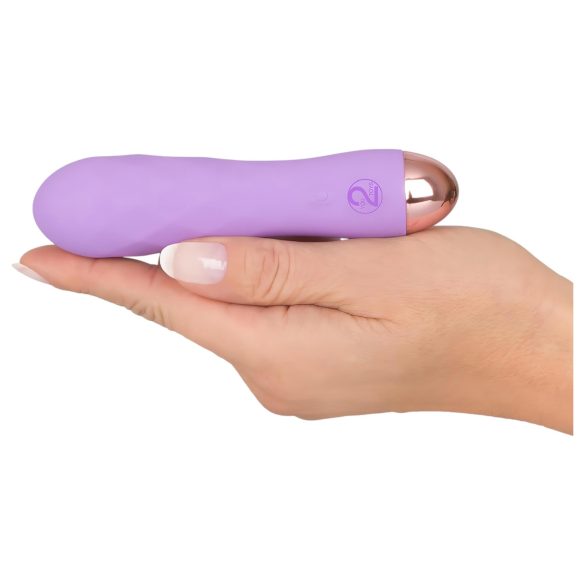 Cuties Mini - oppladbar, vanntett ristvibrator (lilla)