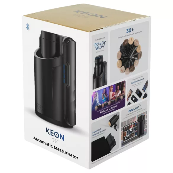 Kiiroo Keon Automatic - Interaktiv masturbator for menn (svart)