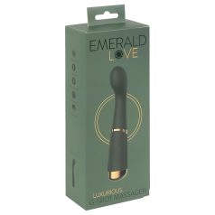 Emerald Love - oppladbar, vanntett G-punktvibrator (grønn)