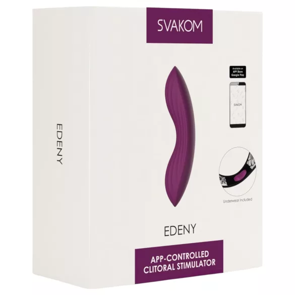 Svakom Edeny - smart lila trusevibrator med oppladbar batteri