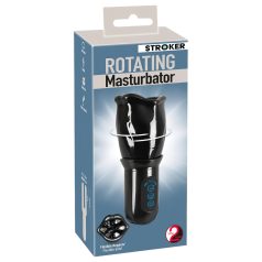   STROKER Rotating - oppladbar, roterende masturberingsenhet (svart)