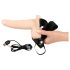 You2Toys Strap-on - hul, justerbar vibrator (hudfarget)