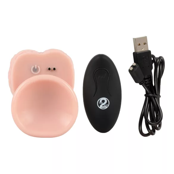 You2Toys - Medical RC - støtende/roterende vibrator (naturell)