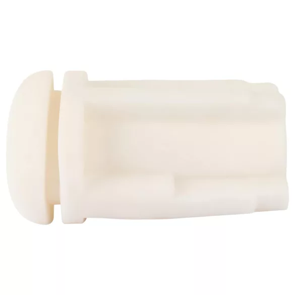 WYNE 02 - laderbar masturbator med vibrasjon og sugeeffekt (svart-hvitt)