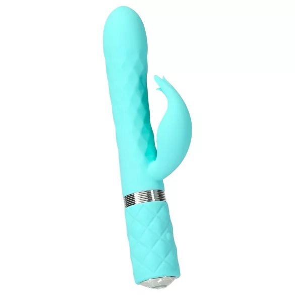 Pillow Talk Lively - oppladbar klitorisvibrator med arm (turkis)