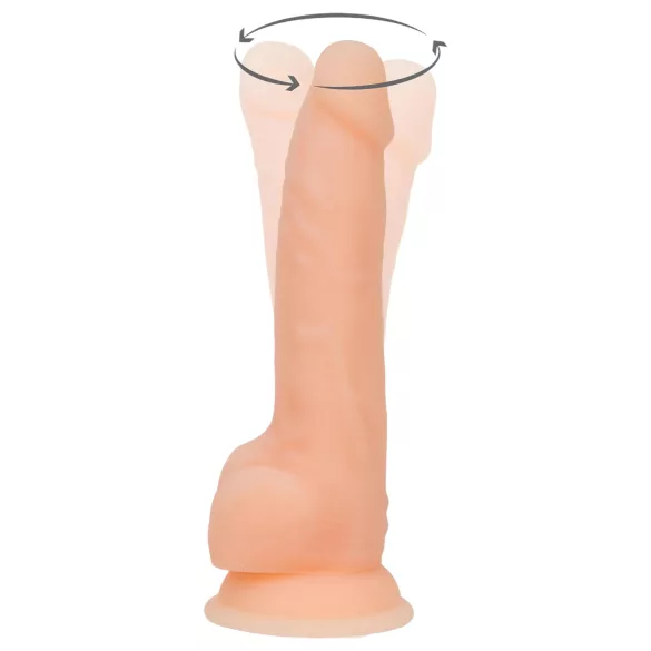 Naked Addiction Roterende 8 - vibrerende nytelse (20cm) - naturtro