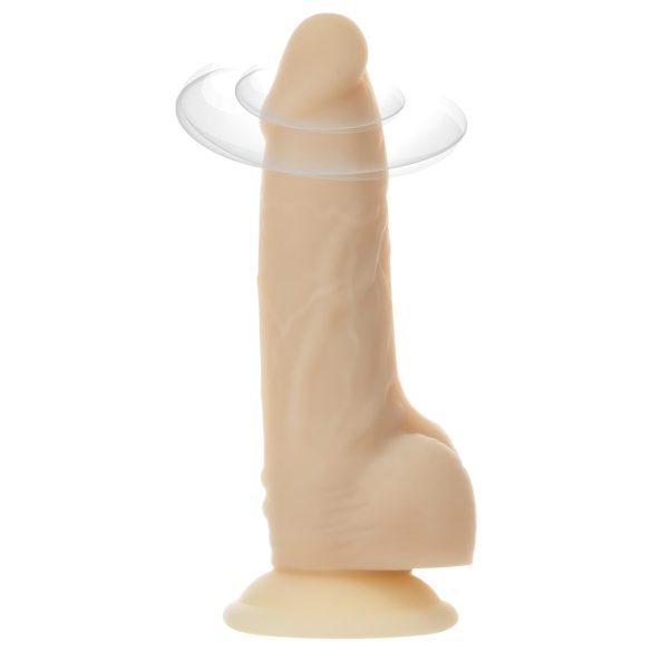 Naked Addiction Rotasjon 7 - vibrator (18 cm) - naturlig