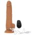 Naked Addiction Skyv 9" - støtvibrator - mørk (23cm)