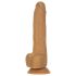 Naked Addiction Skyv 9" - støtvibrator - mørk (23cm)