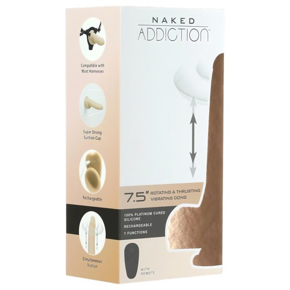 Naked Addiction Thrusting 19cm - naturlig nytelse.