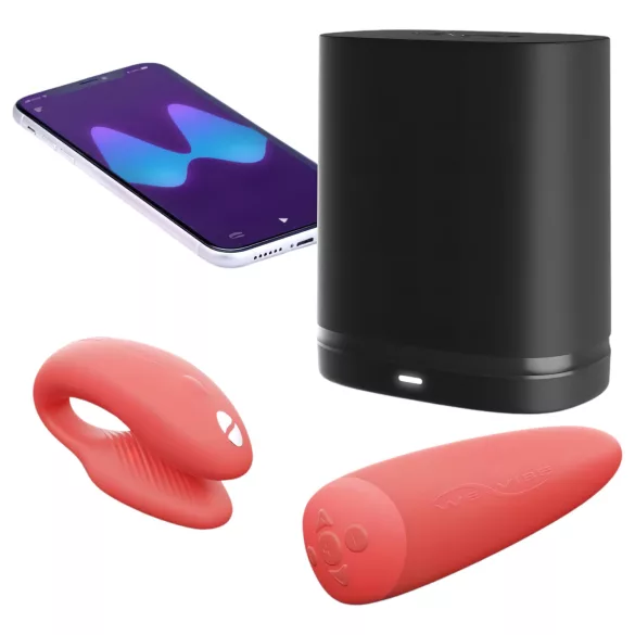 We-Vibe Chorus - oppladbar, smart parvibrator (oransje)