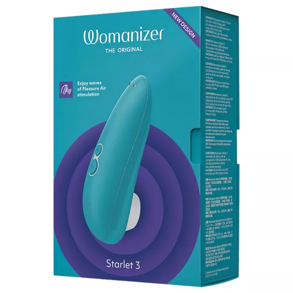Womanizer Starlet 3 - luftbølgestimulator for klitoris (turkis)