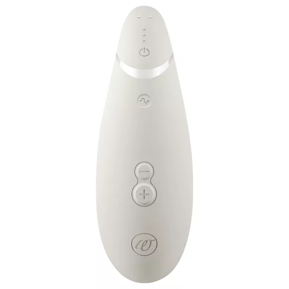 Womanizer Premium 2 - luftbølgestimulator for kvinner (hvit)
