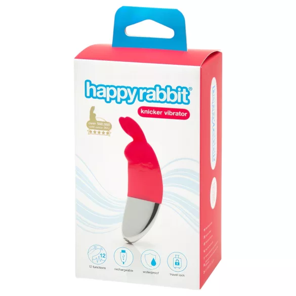 Happyrabbit Truse - oppladbar klitorisvibrator (rød)