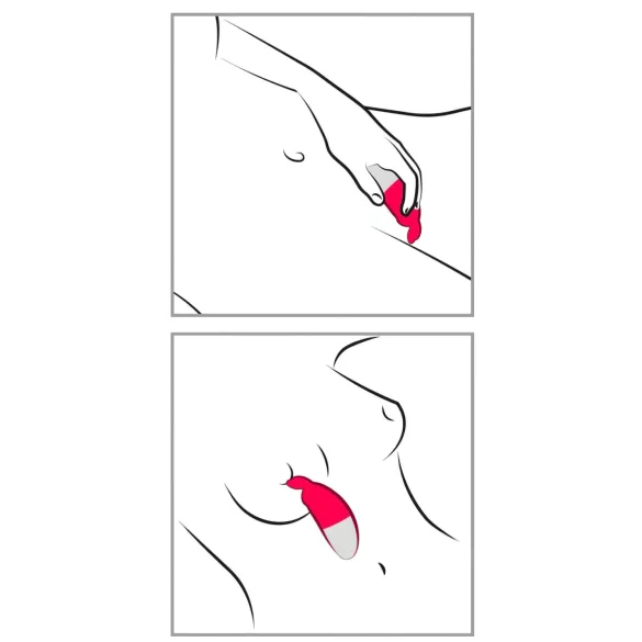 Happyrabbit Truse - oppladbar klitorisvibrator (rød)